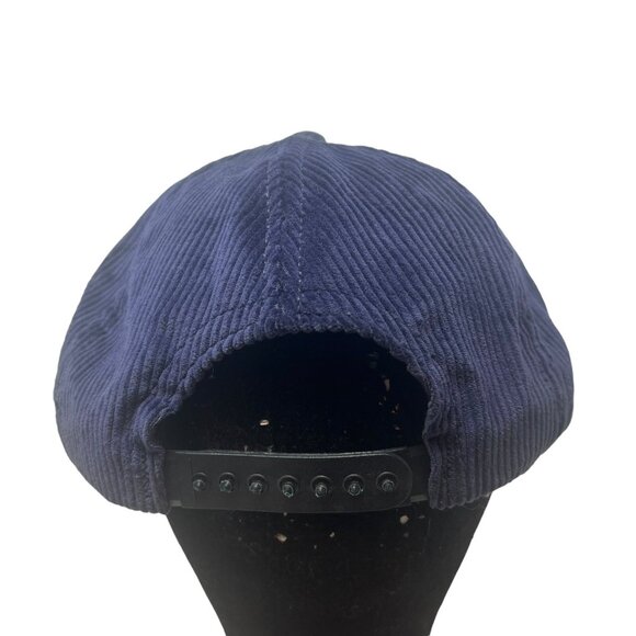 Kloeckner Becorit Vtg Corduroy Trucker Snapback Hat Cap Dad Industrial German - Picture 5 of 9